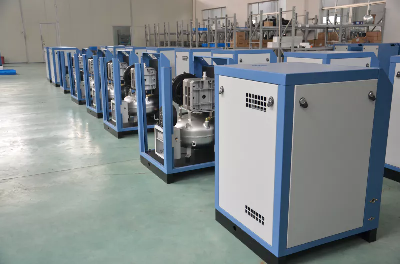 Ever Power flagship oil-free scroll air compressor factory manufacturing